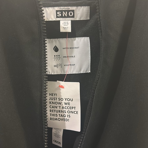 Topshop Sno Skinny Ski Sallopette In Cow Print | Size 6 | NWT - Picture 5 of 6